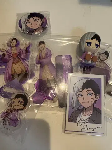 닥터 스톤 아사기리 겐 아크릴 스탠드 세트 판매