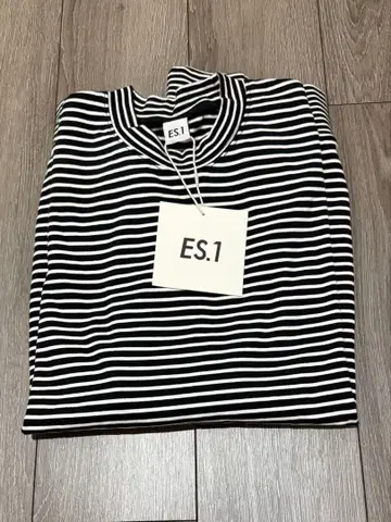ES.1 BORDER LS T-SHIRTS BLACK