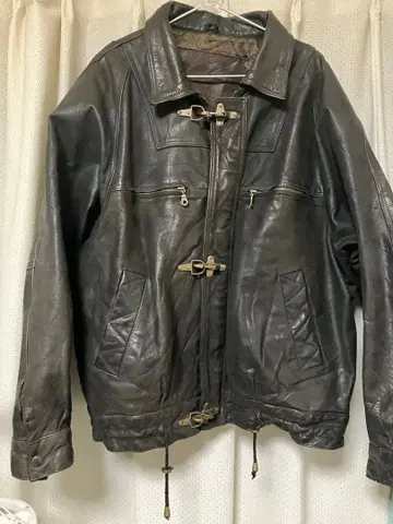 파이어맨 자켓형 가죽 자켓