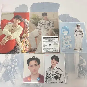 민규 엽서 트레이딩 카드 아크릴 스탠드 세트