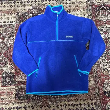 헬리 한센 퍼플 플리스 자켓 하프 지퍼