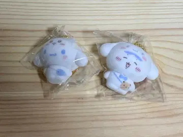 치이카와 x 산리오 시크릿 플로키 마스코트 참 시나모 하치와레