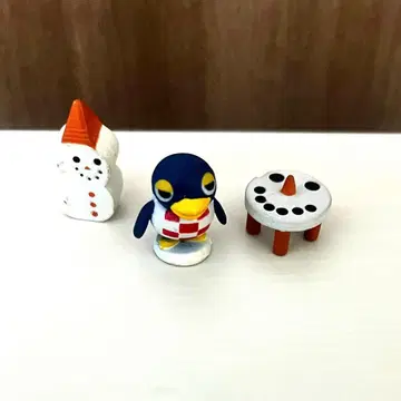 [레트로] 동물의 숲+ 숲을 만들자 피규어 펜타 가구 인형 세트