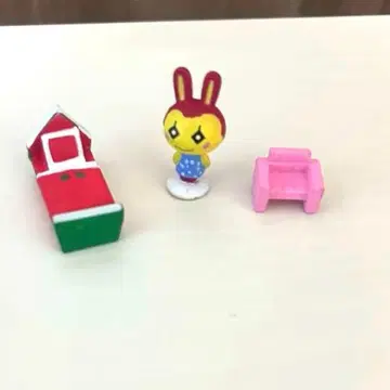 [레트로] 동물의 숲+ 숲을 만들자 피규어 릴리안 가구 인형 세트