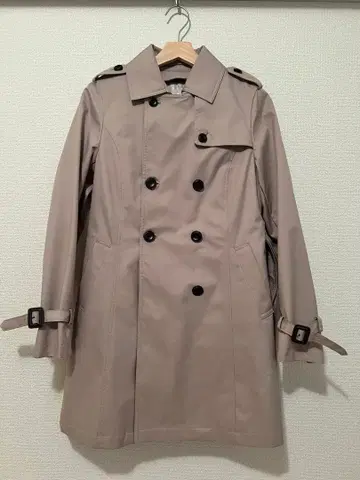 [아오야마 양복] 오피스 베이지 트렌치코트 더블 브레스트