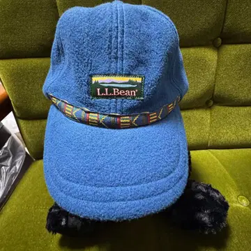 L.L.Bean 플리스 캡 블루 이어플랩 귀도리