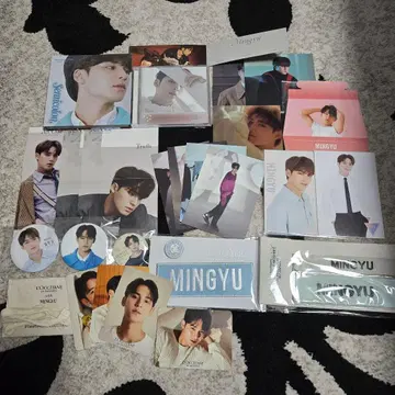 SEVENTEEN 민규 굿즈 묶음 판매 트레이딩 카드 90장