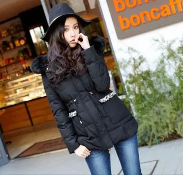 Rady 큐큐트 후드 퍼 다운 코트 블랙 블랙 가격 인하 불가