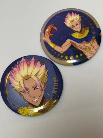 블루 록 시도 류세이 별자리 모습 금박 캔뱃지