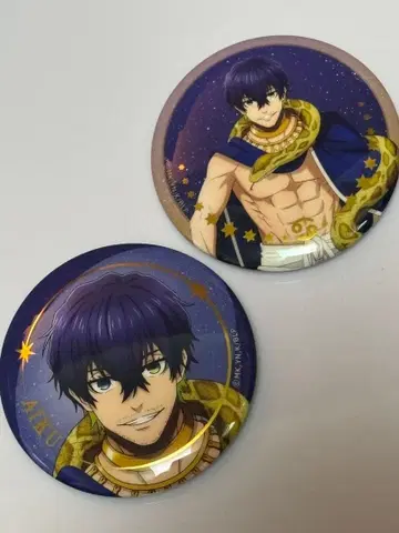 블루 록 오리바 아이쿠 별자리 모습 금박 캔뱃지