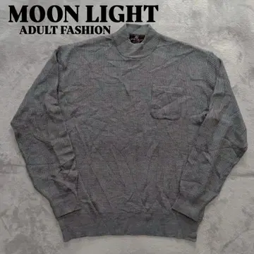 [ MOON LIGHT ] 문라이트 모크넥 스웨터 그레이