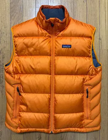 파타고니아 다운 베스트 오렌지 사이즈 M