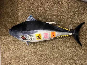 스시잔마이 참다랑어 첫 경매 BIG 봉제 인형 미사용 새상품