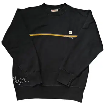 퀵실버 맨투맨 트레이닝복 블랙 M