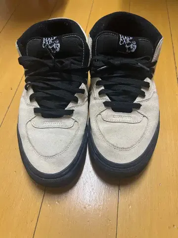 VANS 하프캡 스니커즈 베이지/블랙