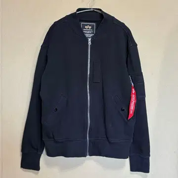 [ ALPHA ] 알파인더스트리 MA-1 타입 맨투맨 블루종