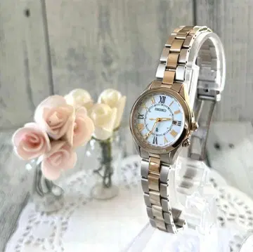 [레어] SEIKO 루키아 손목시계 1B35-0AA0 전파 솔라 티타늄