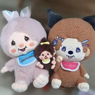 몬치치 x 쿠로미 몬치치짱 침탄 봉제 인형 세트