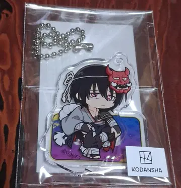 염염의 소방대 신몬 베니마루 백귀야행 미니 아크릴 스탠드 키링 마루쿠지