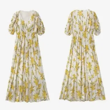 gelato pique 미모사 패턴 원피스 Free