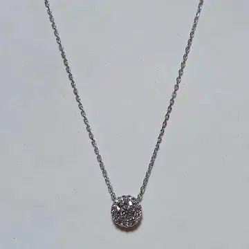 Vendome Aoyama Pt 다이아 그레이스 목걸이 0.45ct