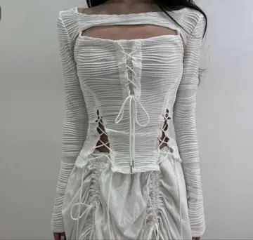 MELT THE LADY lace up layered corset