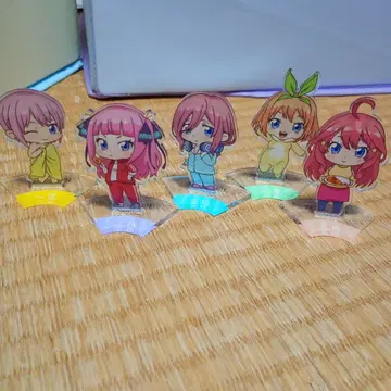 5등분의 신부 온라인 복권 파자마 아크릴 스탠드 5개