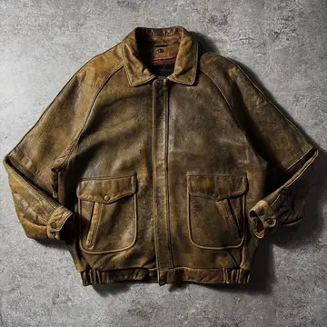 [ 90s ] G-1 A-2 플라이트 가죽 자켓