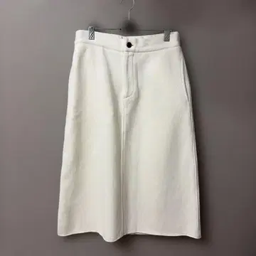 올드 맨즈 테일러 화이트 미디 스커트 M