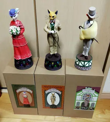 지브리 귀를 기울이면 고양이의 보은 오르골 3종