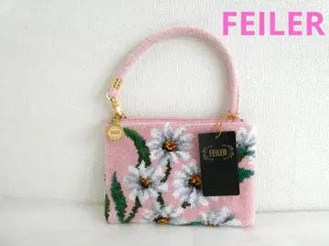 페이러 화이트 마가렛 사이드 파우치 핑크