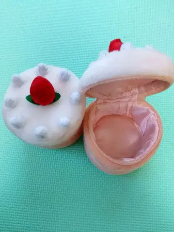 딸기 숏 케이크 파우치 소품함 봉제 인형
