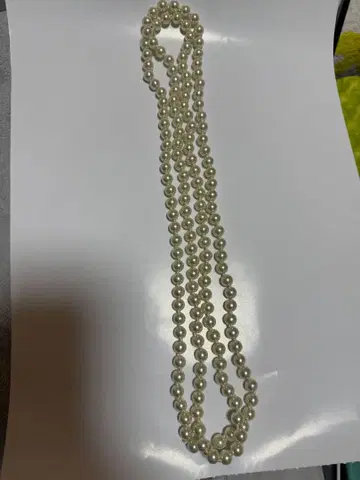 모조 진주 목걸이 초롱