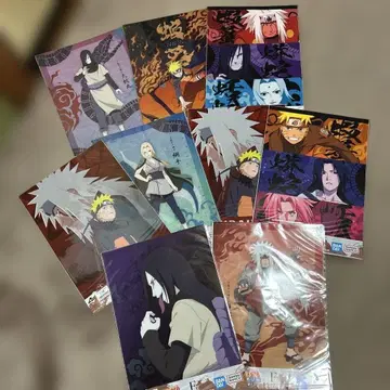 제일복권 나루토 질풍전 전설의 3닌자 포스터 9장 세트 반다이