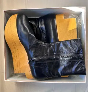 비비안 웨스트우드 록킹 호스 부츠 천연 가죽