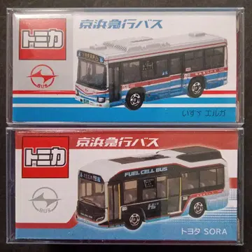 프로텍터 포장 토미카 게이큐 버스 이스즈 엘가 도요타 SORA 한정품