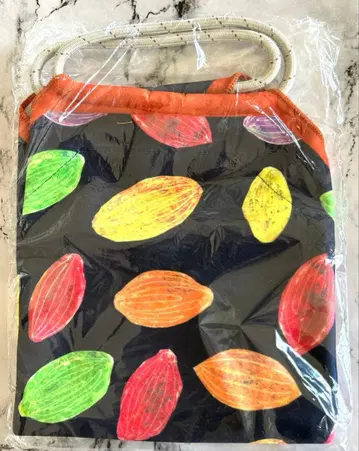 [ 미사용 미개봉 ] 힛츠크로스 카카오콩 프린트 에코백 초코 펠리시모