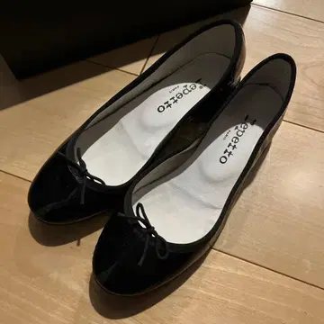 Repetto 발레 슈즈 로우힐 블랙