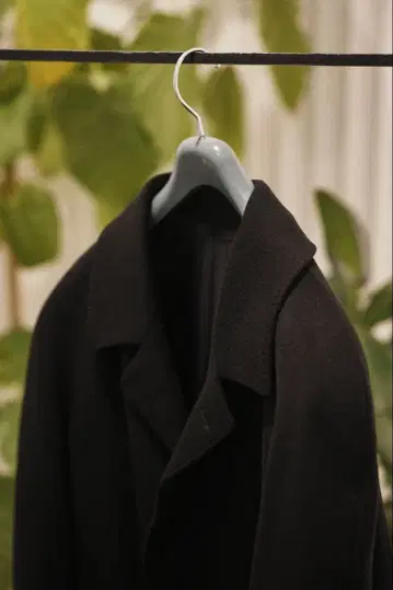 킨록 앤더슨 캐시미어 100% 롱 코트 블랙