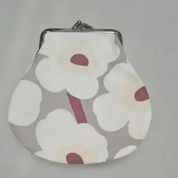 꽃무늬 가마구치 파우치