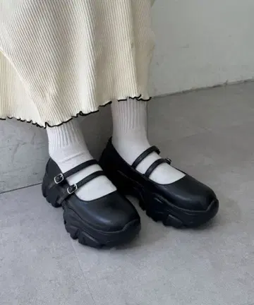 CIAOPANIC 2 스트랩 메리제인 스니커즈 블랙 MEDIUM