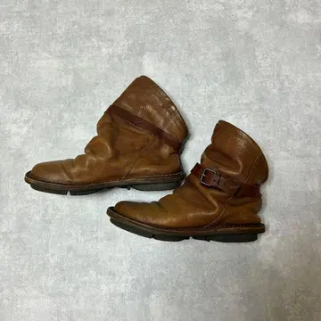 trippen 숏부츠 가죽 브라운