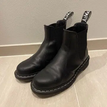[새상품급] Dr.Martens 2976 화이트 스티치 첼시 부츠