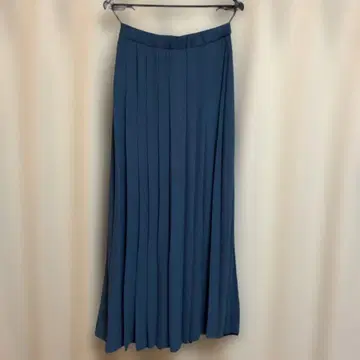 OPAQUE.CLIP 플리츠 스커트 40/L 파랑 긴 길이