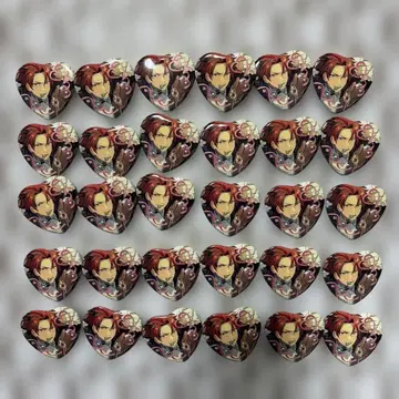 키류 쿠로노 하트형 캔뱃지