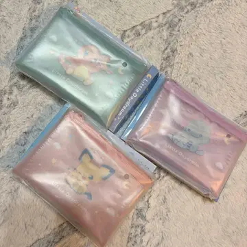 포켓몬 센터 미니 클리어 파우치 오 파 히토카게 피츄