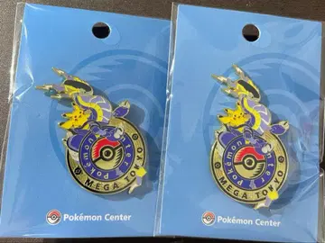 포켓몬 센터 메가 도쿄 이케부쿠로 로고 핀즈 밀로틱 한정판 2종 세트