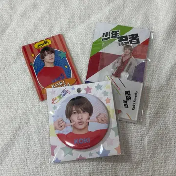 소년 닌자 쿠로다 미츠키 아크릴 스탠드 캔뱃지 프로필 카드