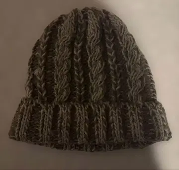 mont-bell 케이블 짜임 니트 모자 FREE