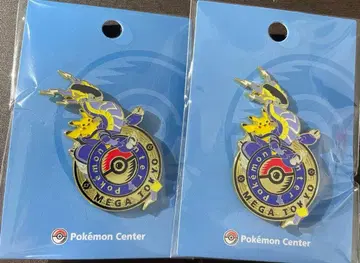 포켓몬 센터 메가 도쿄 이케부쿠로 로고 핀즈 미라이돈 한정판 2개 세트